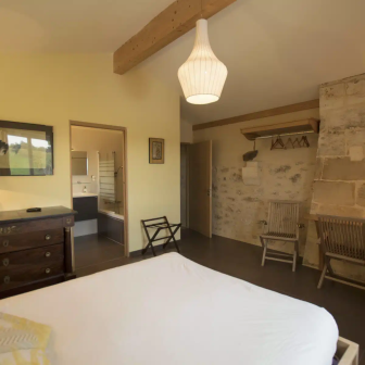 Room on a Bordeaux wine estate