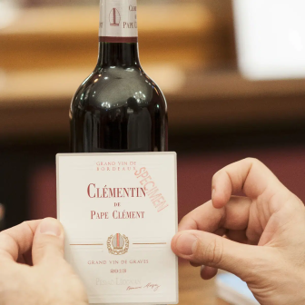 Blending workshop at Château Pape Clément