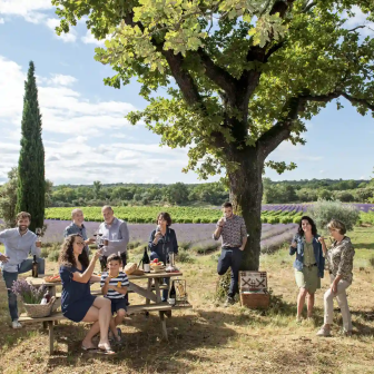 Food and wine pairing tastings at a Drôme wine estate