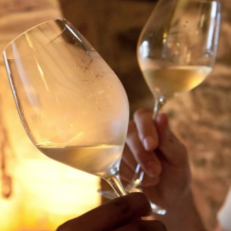 Wine tasting at a winery in Alsace