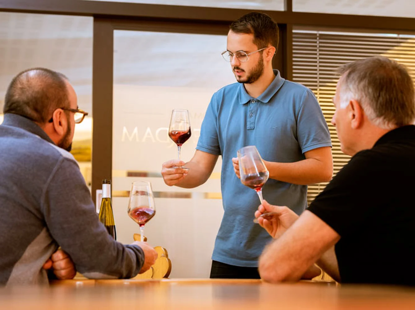 Wine-tasting at the Pierre Adam Estate in Ammerschwihr