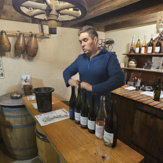 Rencontre conviviale avec un vigneron du Beaujolais