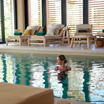 Espace bien être spa à l'Hostellerie de Levernois