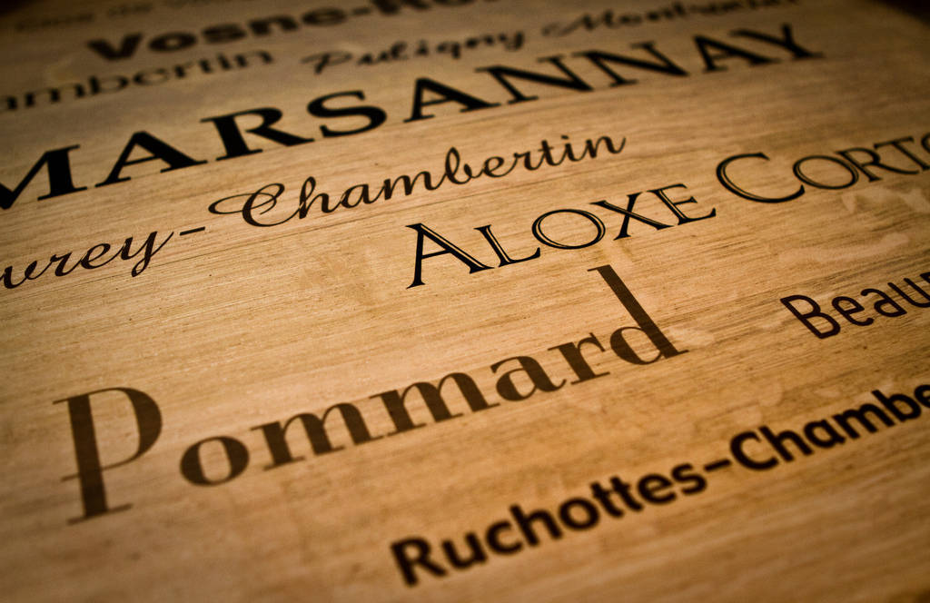 Les principales appellations des vins de Bourgogne