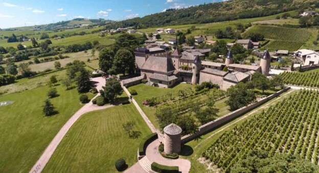 Domaine viticole dans le Beaujolais