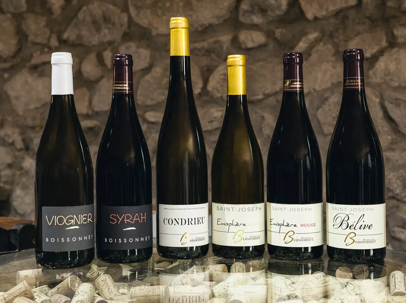 Vins du domaine Boissonnet dans le Rhône