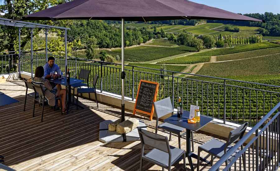 Château La Croizille - Terrasse panoramique