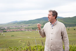 Winegrower Philippe Blanck in Alsace