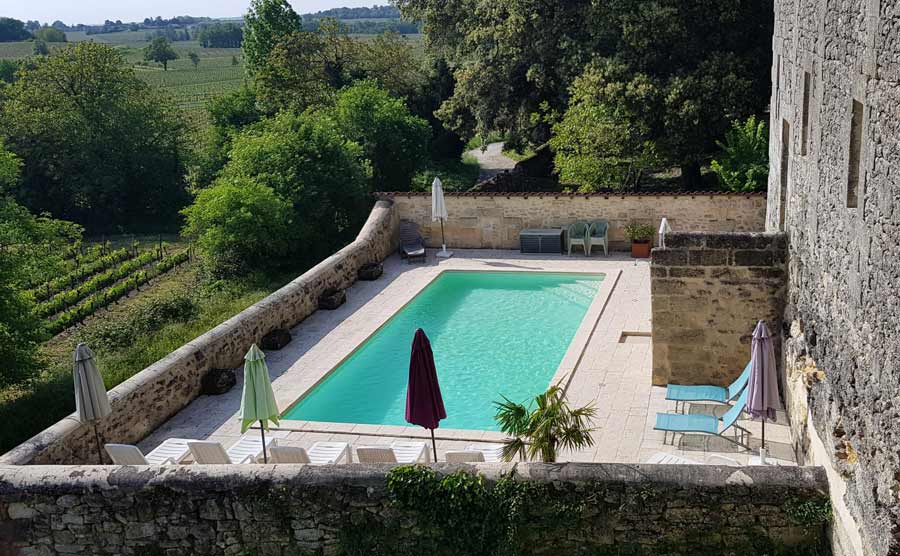 Château Fleur de Roques - Puisseguin Saint Emilion - Piscine