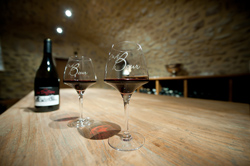 Wine-tasting at the domaine de Grangeneuve in Drôme