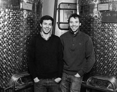 Winemakers at the domaine des Gravennes - Rhone Valley