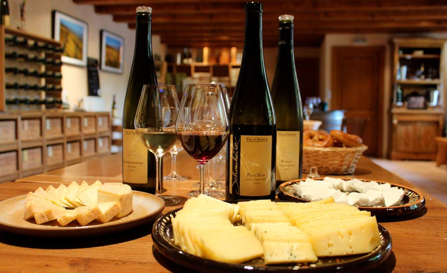 Domaine Schoenheitz -Wine and cheese tasting