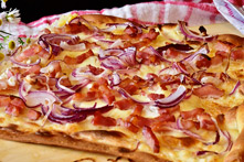 Tarte flambée from Alsace